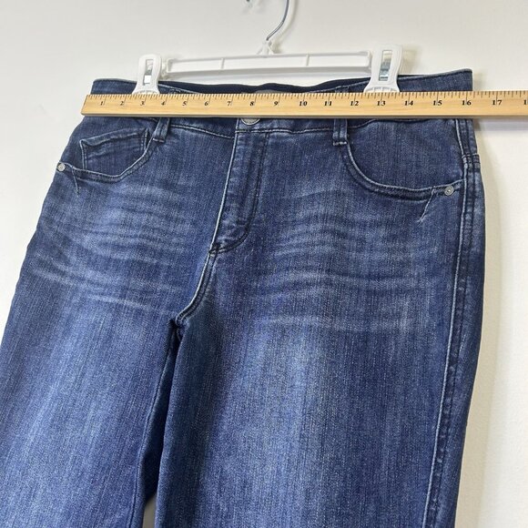 Democracy Ab Technology Kick Flare Jeans Women’s Size 12 Crop - Picture 7 of 10